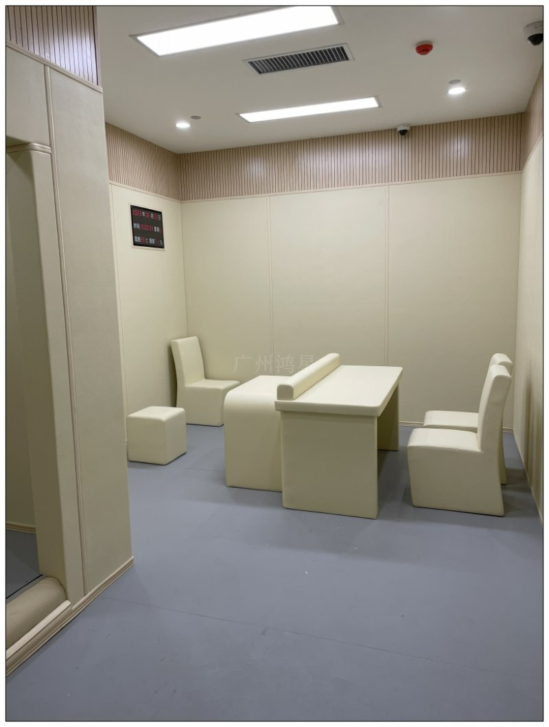 紀(jì)檢委談話室防撞墻面桌椅軟包的具體尺寸